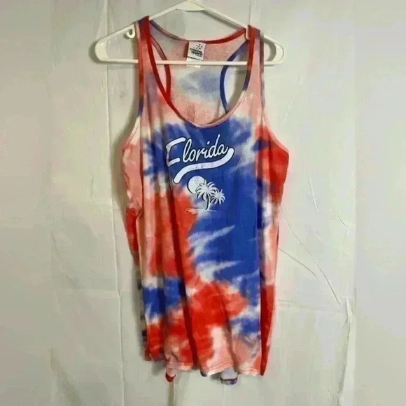 Tie-dye Florida Beach Coverup (Size XL) - Picture 1 of 4